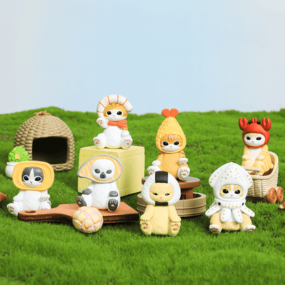 Mofusand 2nd Generation – 'Shark Who Doesn’t Want to Be a Cat' Cute Q-version Blind Box
