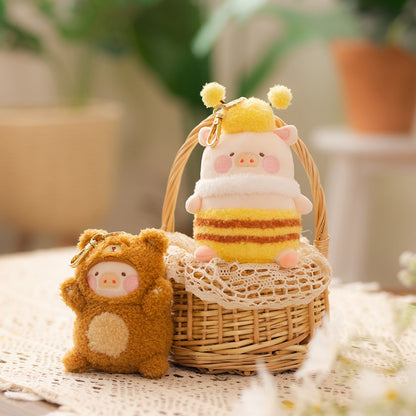Lulu The Piggy Farm Series: Plushie Bear Keychain
