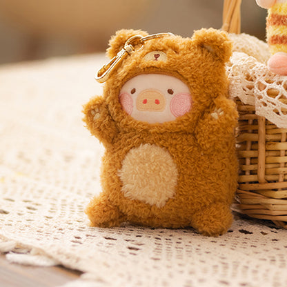 Lulu The Piggy Farm Series: Plushie Bear Keychain