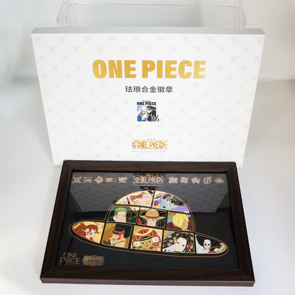 One Piece 25th Anniversary Limited Edition Alloy Badge Collection Box - Straw Hat Crew Assembly
