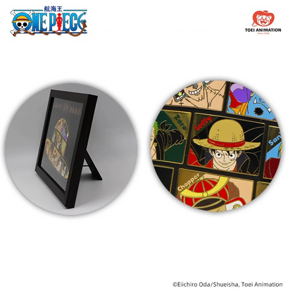 One Piece 25th Anniversary Limited Edition Alloy Badge Collection Box - Straw Hat Crew Assembly