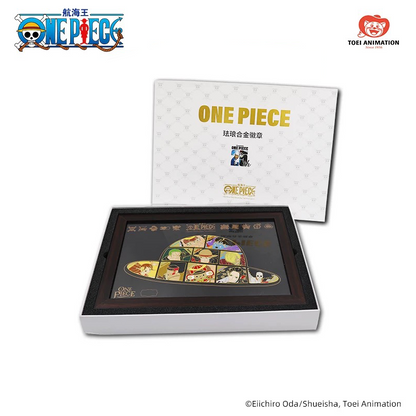 One Piece 25th Anniversary Limited Edition Alloy Badge Collection Box - Straw Hat Crew Assembly