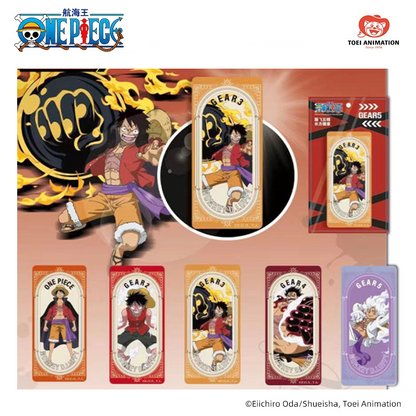 One Piece Gear 5 Nika Luffy Rectangular Tin Badge