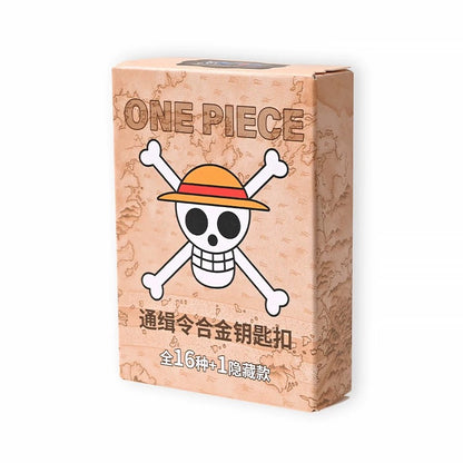 One Piece Wanted Poster Alloy Keychain