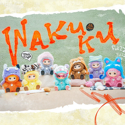 WAKUKU Fuzzy Trendy Fun Party Series Plush Blind Box