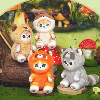 Mofusand Long tail animal series Keychain