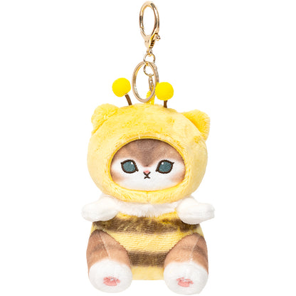 Mofusand Bee series plush keychain