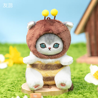 Mofusand Bee series plush keychain